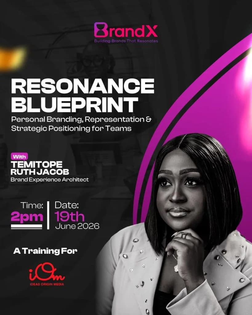 THE RESONANCE BLUEPRINT flyer