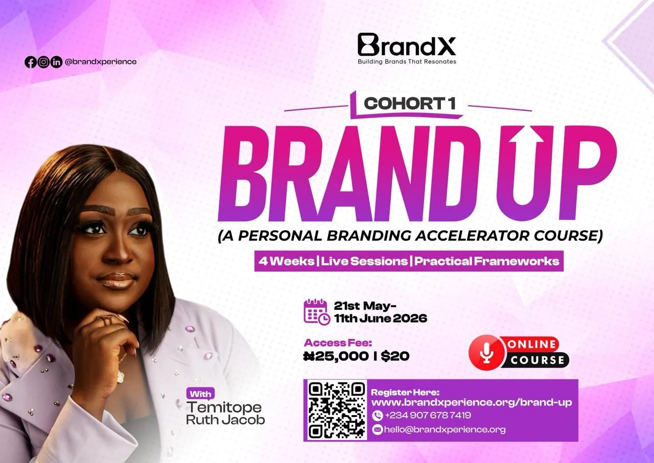 BrandUp cohort promotional flyer
