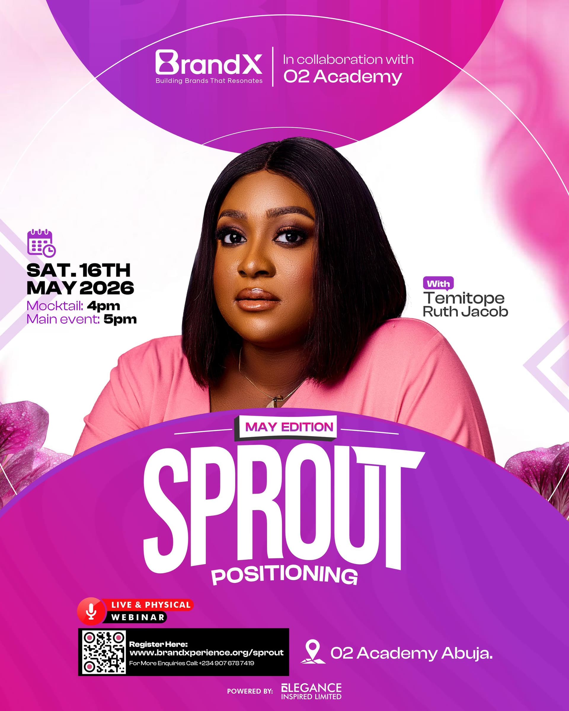 SPROUT May Edition flyer for Sat 16th May 2026.